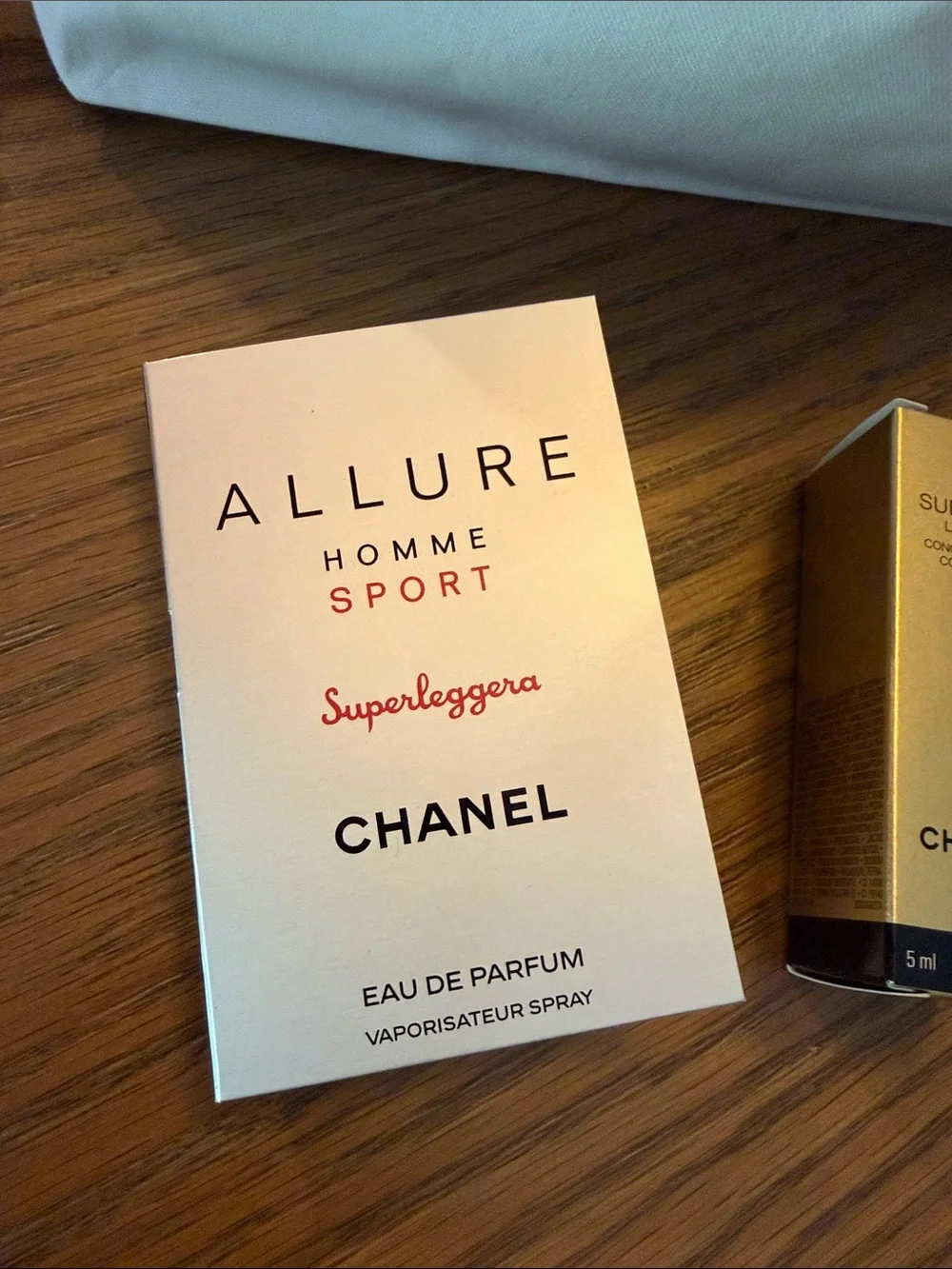 Chanel Pouch Dustbag with Samples